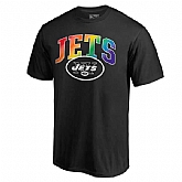 Men's New York Jets NFL Pro Line by Fanatics Branded Black Big & Tall Pride T-Shirt,baseball caps,new era cap wholesale,wholesale hats